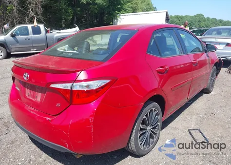 2014 Toyota Corolla S Plus из США, поврежденный, VIN 2T1BURHE2EC126097